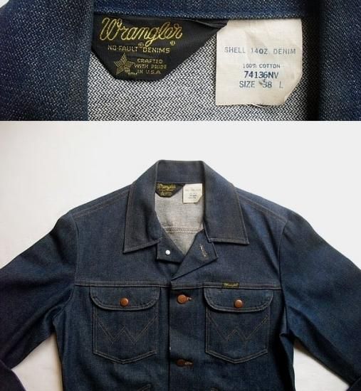 ラングラーWRANGLERデニムジャケット1978年～74136NV通販ディア