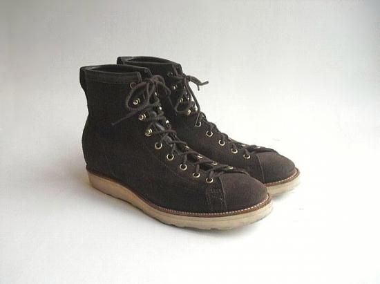 YUKETEN EMBOSS LEATHER MONKEY BOOTS ユケテン