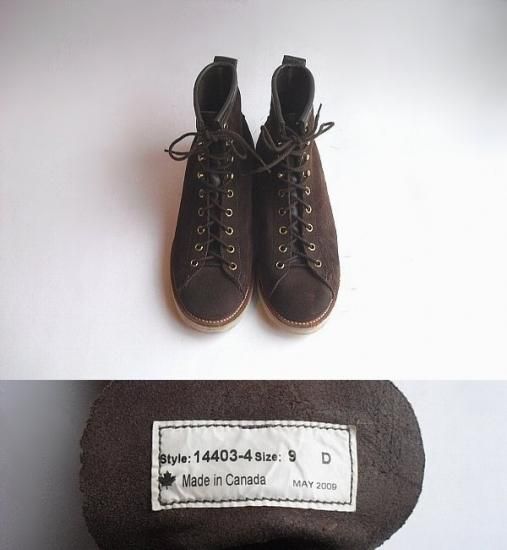 YUKETEN EMBOSS LEATHER MONKEY BOOTS ユケテン