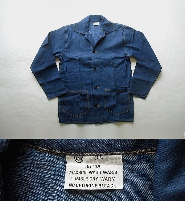 P.I.A.（Prison Industry Authority）denim chore coat（1970年代 