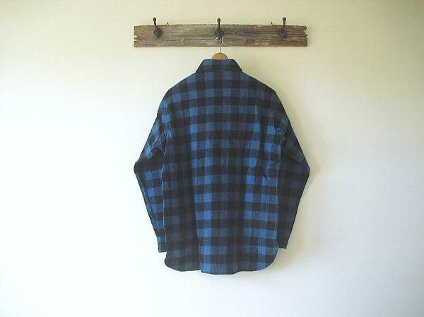 L.L.Bean Wool Shirt（1980s）ウールシャツ青黒エルエルビーン通販ディアハンター仙台