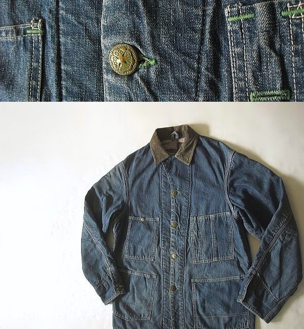 OshKosh b`gosh denim blancket chore coatカバーオール1950年代 