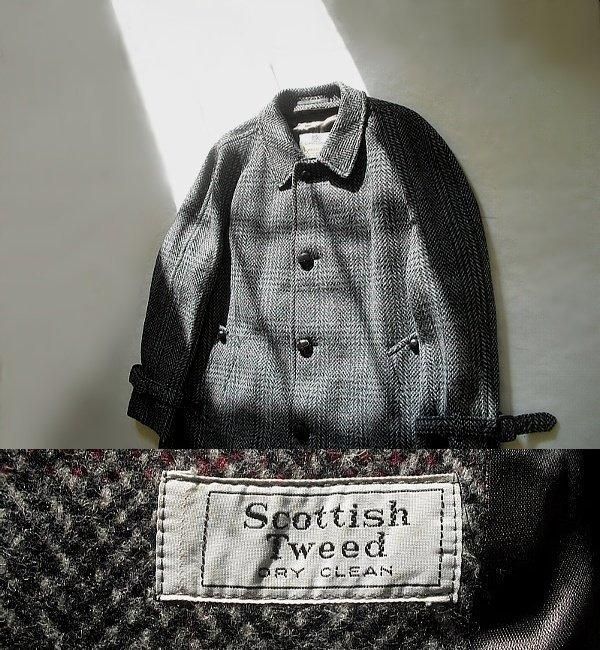 Aquascutum Scottish Tweed Coatアクアスキュータム・ツイード Aquascutum Scottish Tweed Coatアクアスキュータム・ツイード