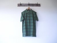 Moss Stitch Polo Shirt Border（WAREHOUSE）