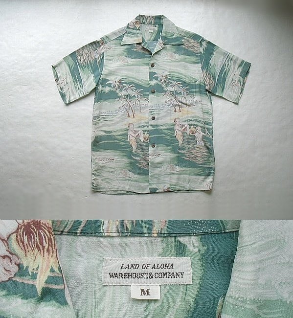 Hawaiian shirts/Fisherman（WAREHOUSE）ウエアハウス ピクチャー