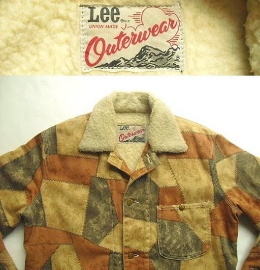 パッチワークプリント・ボア・カバーオールLee outerwear通販