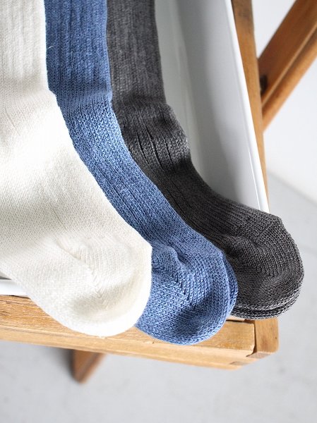 eleven 2nd Linen Silk Rib Socks