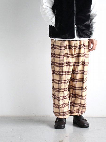 South2 West8 (S2W8)　Army String Pant - Twill Plaid / Ivory