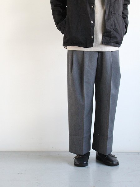 Cale Wool Vist Trouser / Top gray