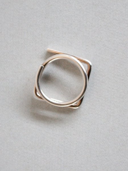 _Fot リング / round wire ring L _ form  / silver