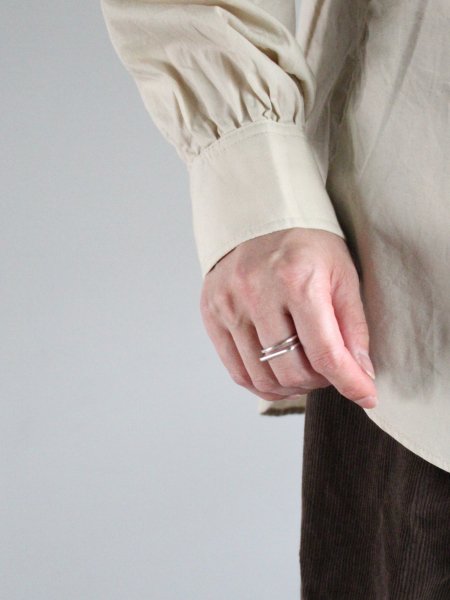 NEEDLES Ascot Collar EDW Shirt - Cotton Broadcloth / Beige