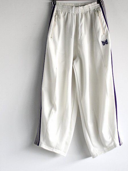NEEDLES H.D. Track Pant - Poly Smooth / Ice White ＜2023SS 