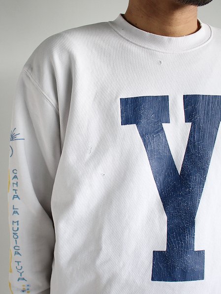 NESECCARY OR UNNESECCARY CREW NECK SWEAT PULLOVER 「Y」