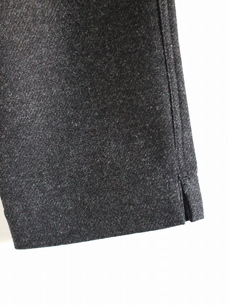 OUTLAND (アウトランド) Pantalon Relax Wool anthracite chiné