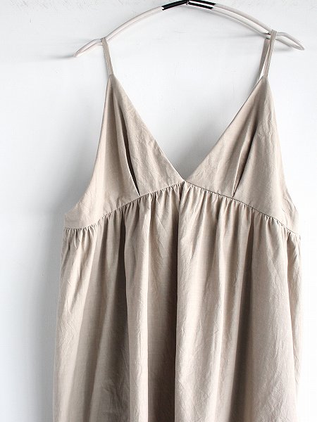 unfil / chambray weather-cloth camisole dress