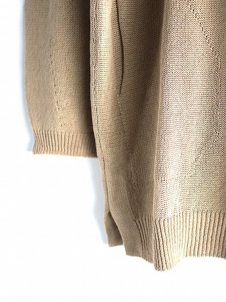 unfil organic cotton coiled yarn knit cardigan
