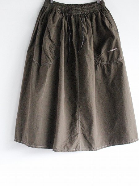 and wander (ɥ) CORDURA cotton rip skirt (ǥ饳åȥåץ)