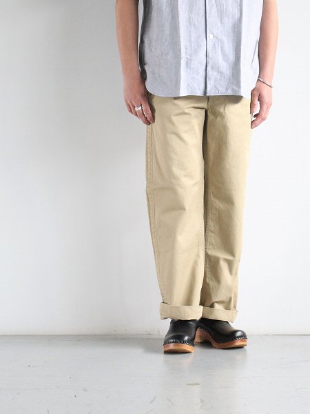 Sans limite Tapered Chino Pants / beige (W1803043)