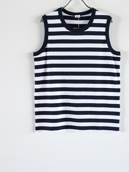 eleven 2ndCotton Border Jersey Sleeveless Top