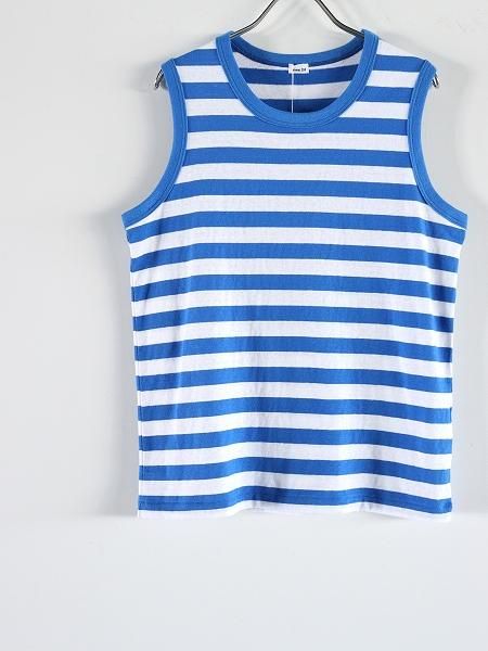 eleven 2ndCotton Border Jersey Sleeveless Top