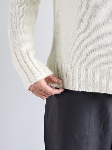 eleven 2nd / イレブンセカンド　Australian Lamb's Wool - Round Neck Sweater