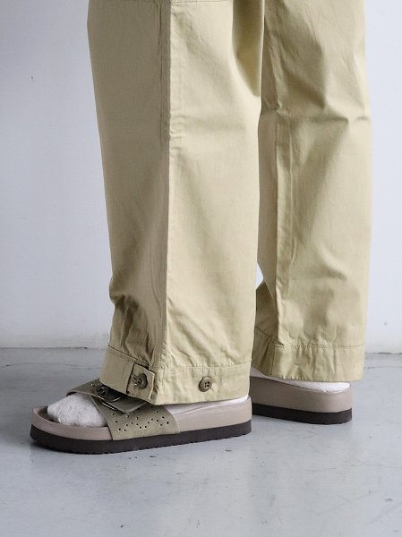 eleven 2nd カーゴパンツ (Fine Cotton Poplin Cargo Pants / Beige)