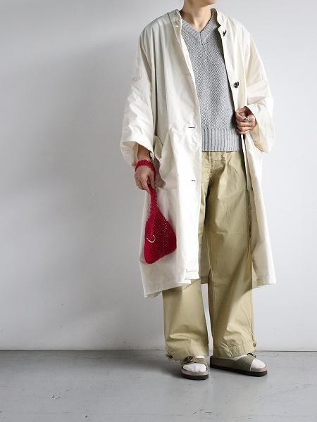eleven2nd カーゴパンツ eleven 2nd カーゴパンツ (Fine Cotton Poplin Cargo Pants / White)