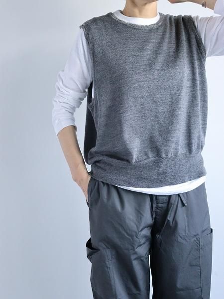 eleven 2nd / ֥󥻥ɡFine Merino Wool Mohair Trim Slipover