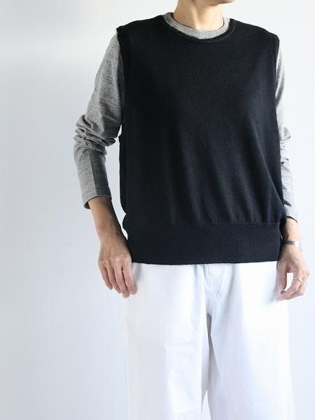 eleven 2nd / ֥󥻥ɡFine Merino Wool Mohair Trim Slipover