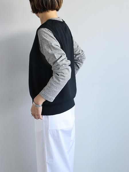 eleven 2nd / ֥󥻥ɡFine Merino Wool Mohair Trim Slipover