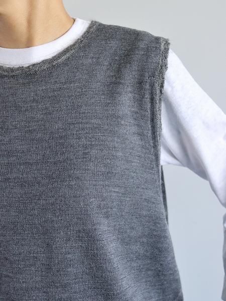 eleven 2nd / ֥󥻥ɡFine Merino Wool Mohair Trim Slipover