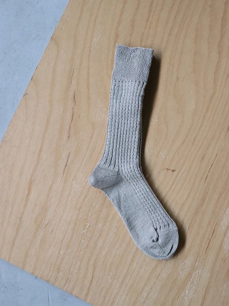 eleven 2nd Linen Silk Rib Socks