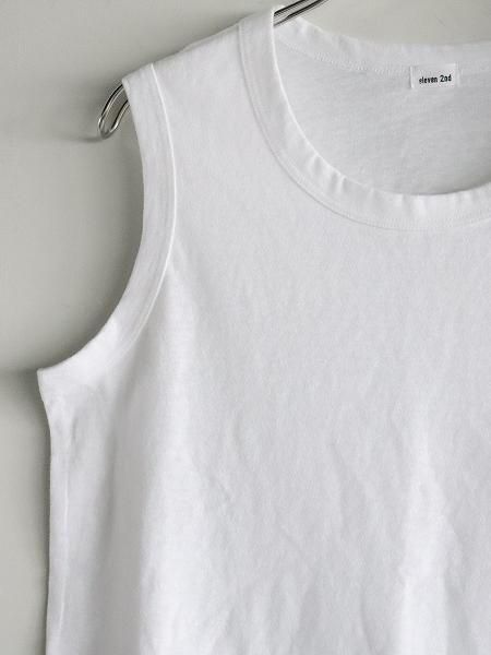 トップス eleven 2nd / Plain Cotton Jersey Long eleven 2nd/Plain Cotton Jersey Long T-shirt- dieci｜online shop