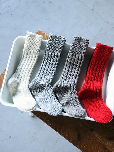 eleven 2nd (֥󥻥) / Chunky Rib Socks - Washable Soft Wool  (󥭡֥å / e2A-0043)