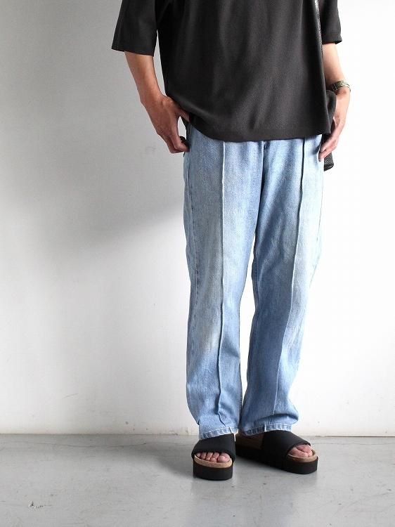 CHANGESREMAKE DENIM PANT - GOLD STITCH / CH4018
