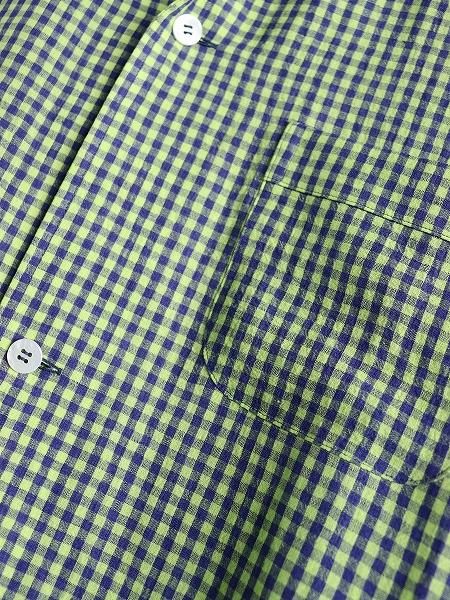 CaleWater Twist Linen Shirt Jacket / Blue  Yellow Gingham