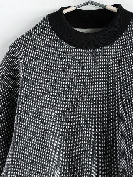 cale カル 24AW ウール ストライプ セットアップ チャコール 3