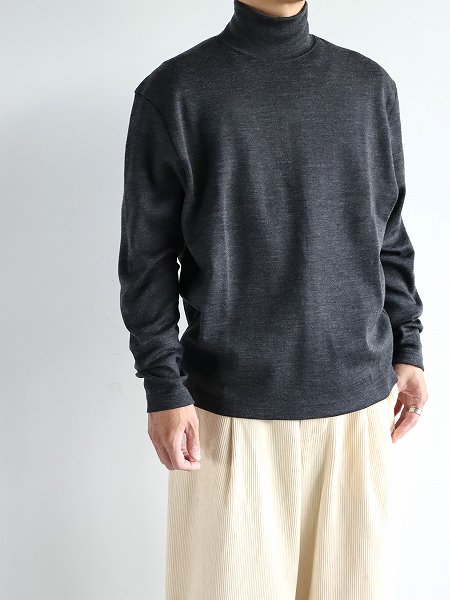 Cale ()Wool Ponte Turtle Neck Pull-over (C243U02B01)