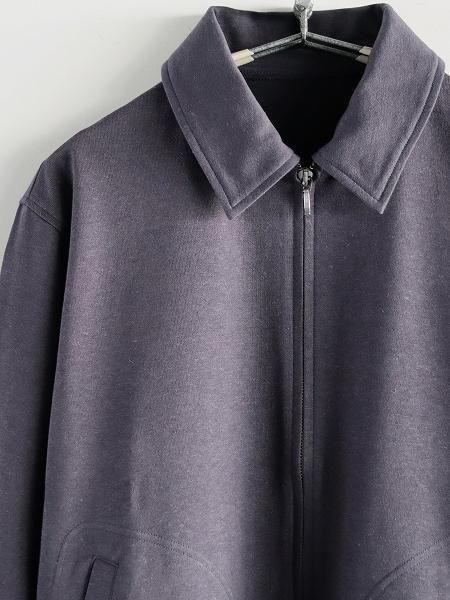 Cale (カル) Supima Cotton Hemp 裏毛 Jacket / Navy (C241U04J02)