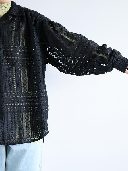 aie Painter Shirt - Poly Lace / Black (PU669) aie Painter Shirt - Poly Lace / Black (PU669)