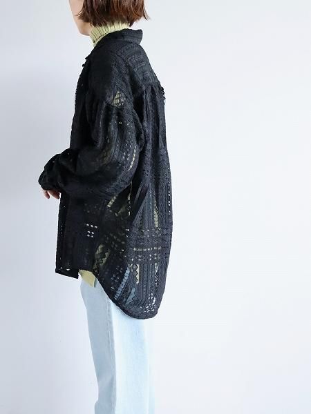 aie Painter Shirt - Poly Lace / Black (PU669) aie Painter Shirt - Poly Lace / Black (PU669)