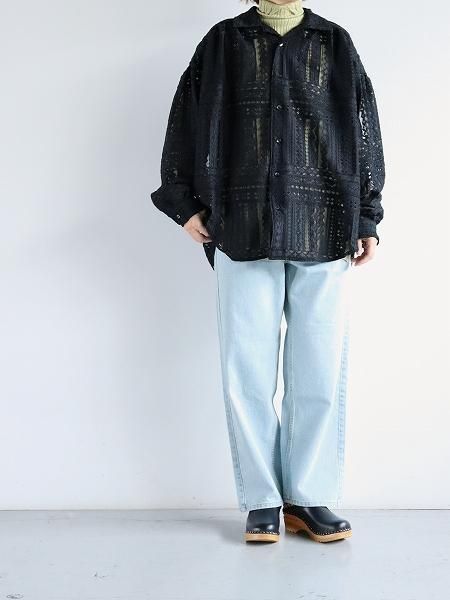 aie Painter Shirt - Poly Lace / Black (PU669) aie Painter Shirt - Poly Lace / Black (PU669)