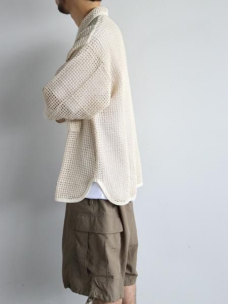 ARMY TWILLCotton Mesh Shirt / AM-2513006