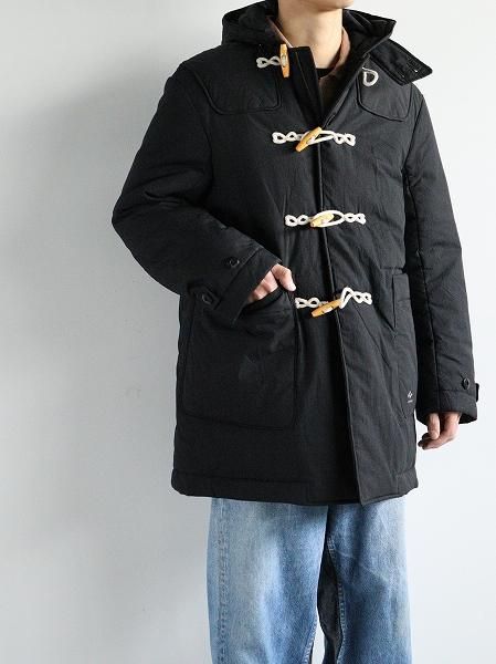 ARMY TWILLCotton Nylon Duffle Coat / BLACK