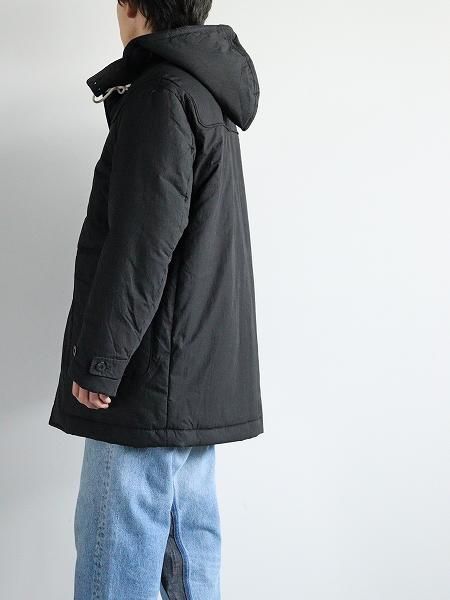 ARMY TWILLCotton Nylon Duffle Coat / BLACK