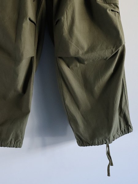 ARMY TWILLBack Satin Cargo Pants / KHAKI