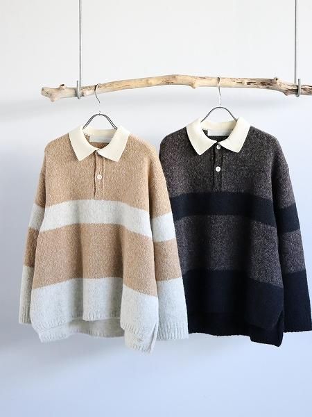 ASEEDONCLOUD / Blushed rugger knit (252803)