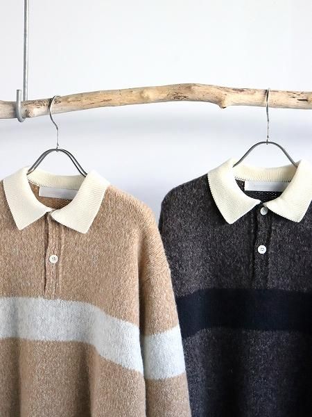 ASEEDONCLOUD / Blushed rugger knit (252803)