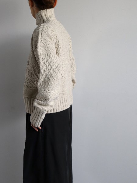 ASEEDONCLOUD　Cable sweater (No.232809)