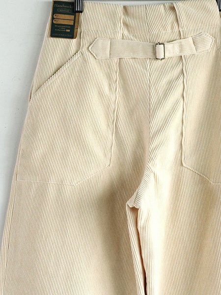 ASEEDONCLOUD (Handwerker) HW wide trousers / Corduroy - Off white